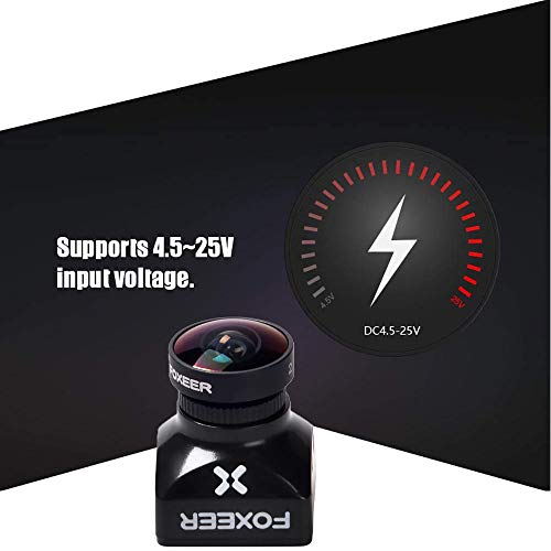 FOXEER FPV Camera Razer Mini V3 1200TVL 1/3" CMOS Sensor 2.1mm Lens 4:3 PAL/NTSC Switchable OSD Board Support Ultra Light Nano FPV Camera for RC FPV Racing Drone