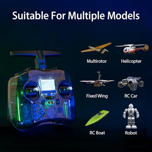 Radiomaster Pocket ELRS Transmitter, Hall Gimbal Portable Mode2 (Charcoal) - color: Charcoal-No Battery