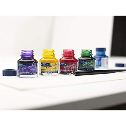 Winsor & Newton Calligraphy Ink, 30ml (1-oz) Bottle, Silver - color: Silver, size: 1 fl oz