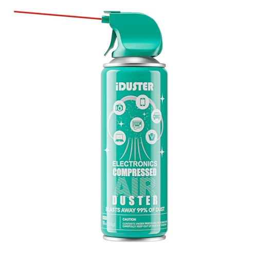 Compressed Air Duster Can for Electronics, Keyboard & Computer Cleaner, Precision Dust Remover, Non-Flammable