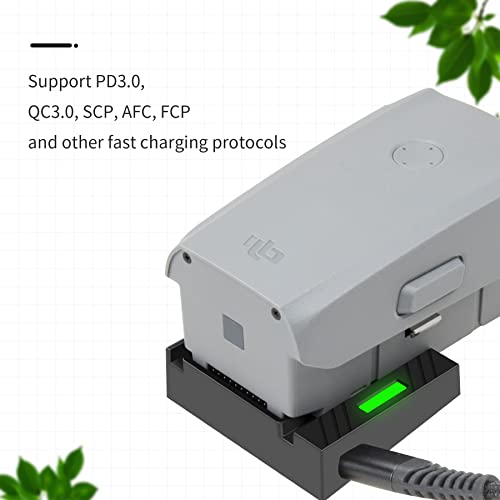Hanatora Battery USB Charger with PD/QC3.0 for DJI Air 2S,Mavic Air 2 Drone, Charging Hub Accessories