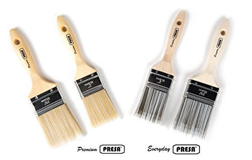 Presa Premium Paint Brushes Set, 5 Piece - size: Medium