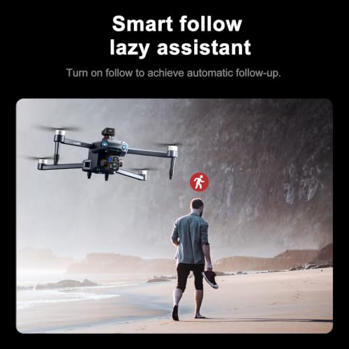 Airdrop Drone with Camera, Drones GPS Auto Return Foldable for Adults