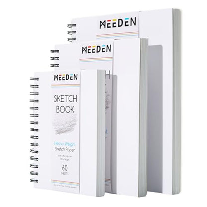 MEEDEN 6"x8" Sketchbook Paper Pad: 122lb/180gsm, 60 Sheets Heavy Weight - size: 6"x8"