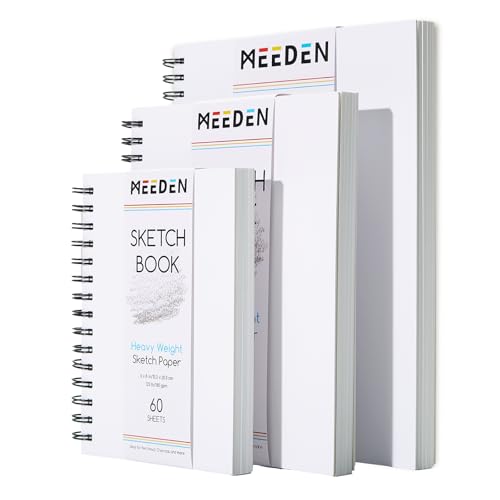 MEEDEN 8"x10" Sketchbook Paper Pad: 122lb/180gsm, 60 Sheets Heavy Weight - size: 8"x10"