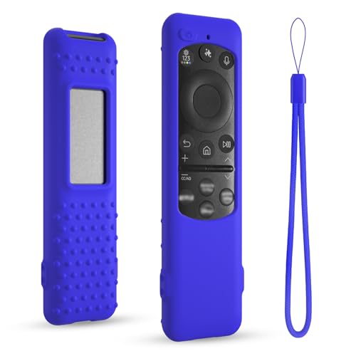 Silicone Case for Samsung TM2560E Remote Control, Compatible with 2025 Neo QLED Smart TV Remote BN59-01432A BN59-01432J BN59-01455A (Blue) - color: Blue