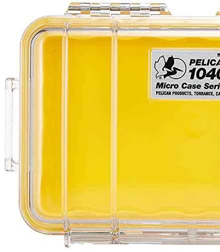 Pelican 1040 Micro Case (Yellow/Clear) - color: Yellow/Clear