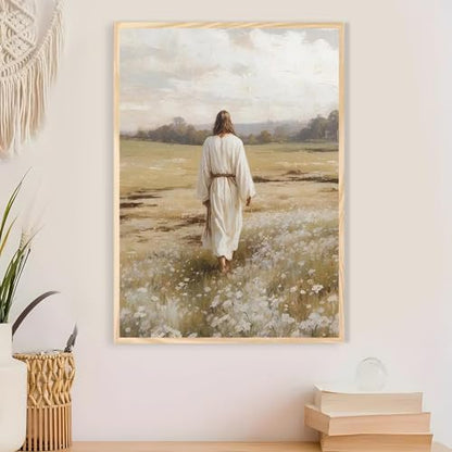 Jesus Paint by Numbers Kit for Adults Framed Canvas 12X16 in, Frameworkless - color: YH02827