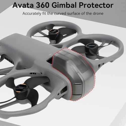 Avata 360 Gimbal Protector - Lens Cover for DJI Avata 360 Drone Accessories Camera Cap Gimbal Guard Replacement Dustproof Part