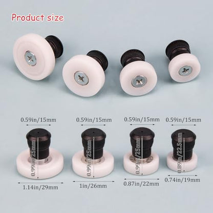 ZORZA 4Pcs Pottery Wheel Trimming Tools Little Spinners for Clay Finishing