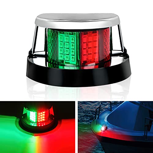 Nilight Marine Boat Navigation Light 24LED Red Green Signals Bow Lights - color: 24LED Navigation Light-1Pc
