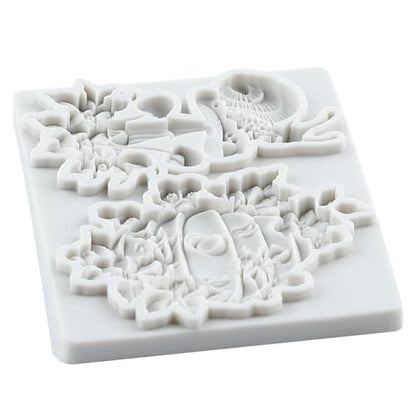 Mushroom Honeycomb Polymer Clay Mold Snail Flower Silicone Molds - color: Style L
