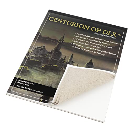 Centurion Deluxe Oil Primed Linen Pad 12"x16" - size: 12 x 16 inches