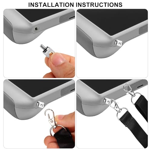 PEUTIER Controller Neck Strap, Adjustable Neck Strap Soft Sling Belt Lanyard Holder for DJI RC/RC 2/DJI Mini 4 Pro/Air 3/Mavic 3 pro/Mini 3/Mini 3 Pro Remote Controller Drone Accessories