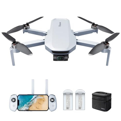 Potensic ATOM 4K GPS Drone, 3-Axis Gimbal, 6KM Transmission, 64 Mins Flight - size: ATOM (Two Batteries)
