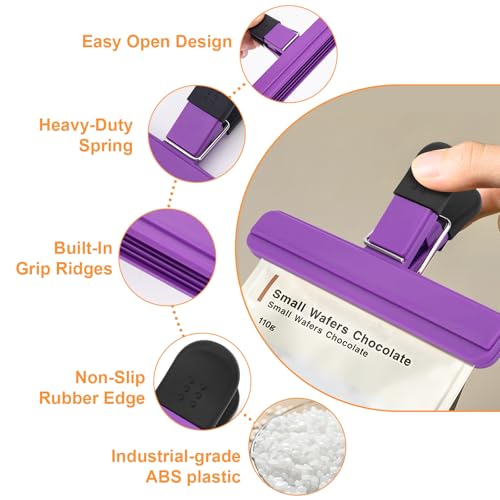 28 Pcs Chip Bag Clips, Heavy Duty Sealing Snack Clip - size: 28 Pcs