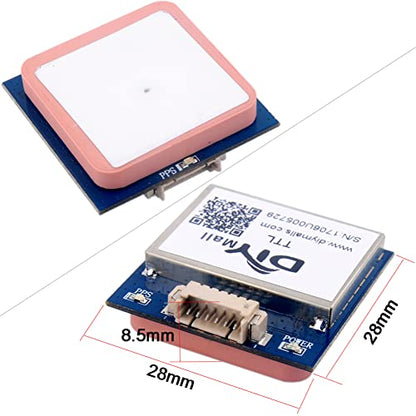 G28U7FTTL GPS Receiver Module w/Ceramic Antenna 1Hz NMEA-0183