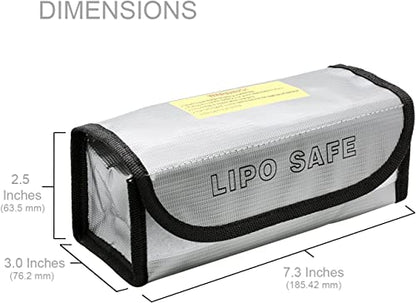 ExpertPower Replacement Battery for DJI Mavic 2 with Safety Bag - Includes One Intelligent Flight Battery Pack and One Fireproof Storage Bag - size: 1 Battery + Safety Bag