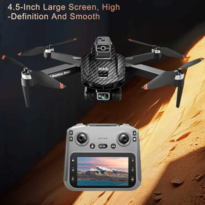 Adult GPS Drone with 1080P Camera & 4.5" Screen Controller FPV Quadcopter