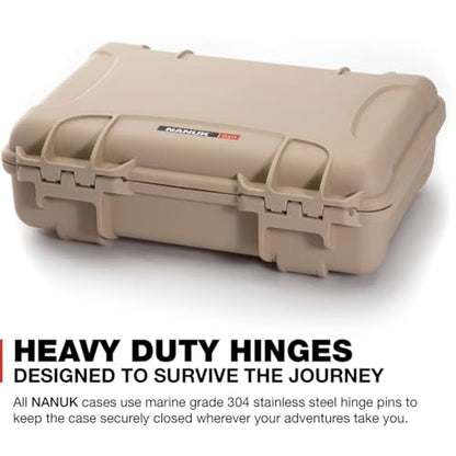 NANUK 910 Waterproof Hard Case with Foam Insert for DJI Mini SE Fly More Kit - Tan (910-MAVMSE0)