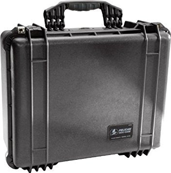 Pelican 1550 Case With Foam (Black) - color: Black