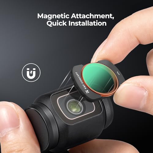 K&F CONCEPT Magnetic CPL Filters Compatible with Osmo Pocket 4/3 - style: CPL