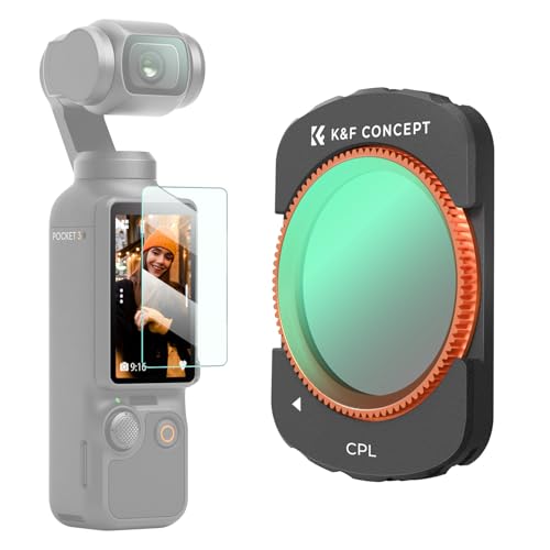 K&F CONCEPT Magnetic CPL Filters Compatible with Osmo Pocket 4/3 - style: CPL