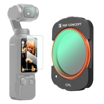 K&F CONCEPT Magnetic CPL Filters Compatible with Osmo Pocket 4/3 - style: CPL