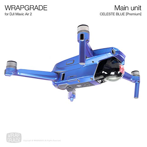Wrapgrade Main Unit Skin Compatible with DJI Mavic Air 2 (Celeste Blue) - color: CELESTE BLUE