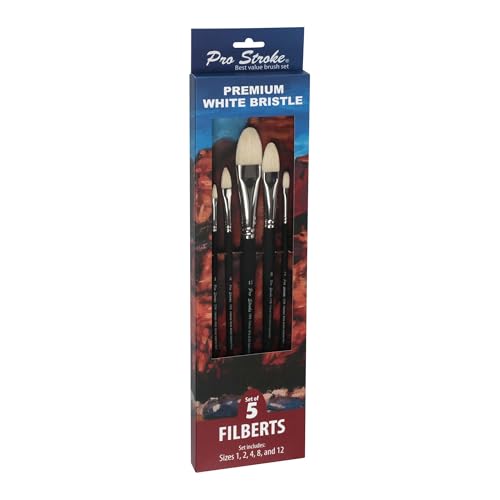 Creative Mark Pro Stroke Chungking Paint Brush - Filbert Set of 5 - style: Filberts