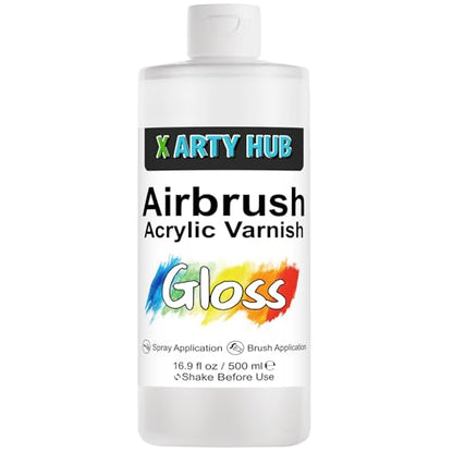 Acrylic Varnish High Gloss, 16.9 fl oz Acrylic Paint Sealer - color: Gloss, size: 16.9 fl oz
