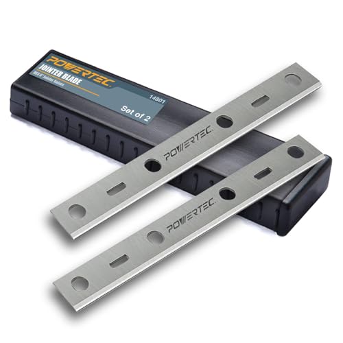 POWERTEC 6 Inch Jointer Blades for Craftsman 21788, CMEW020 Jointer, Set of 2 (148012) - size: 2 Pack