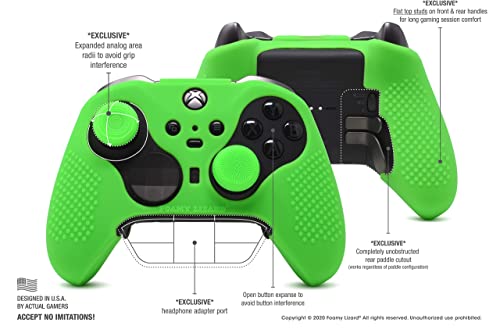 Silicone Controller Skin for Xbox One Elite Series 2, Green - color: Green