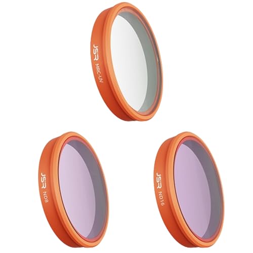 Coyktonty Osmo Action 6 Filter,Lens Filter Set for DJI Osmo Action 6 Camera,Waterproof, Oil-Resistant, Easy to Install (UV+ND8+ND16) - color: UV+ND8+ND16