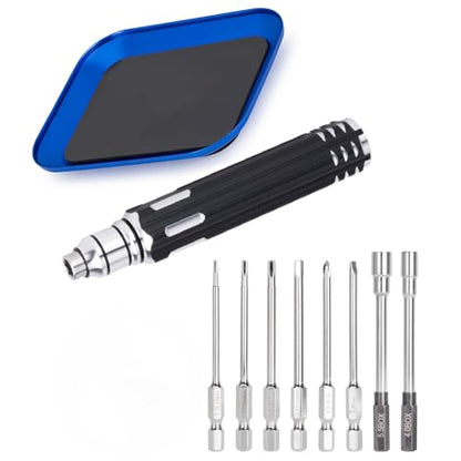 10pcs RC Repair Tools Kit 1.5/2.0/2.5/3.0/4.0/5.5mm Hex Screwdrivers Wrench - color: 10pcs Kit