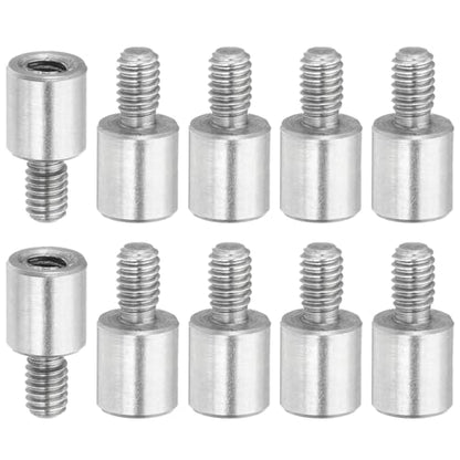 PATIKIL 10 Pcs M2.5x7+4mm Stainless Steel Standoff Extension Posts Screws,Metric Male Female Thread Adapters Spacer for PCB,Quadcopter Drone,Computer & Circuit Board Assortment Kit - size: M2.5x7+4mm