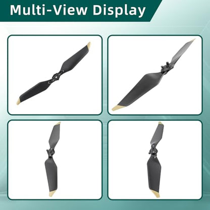 AUTOKAY 4pcs Low-Noise Quick-Release Propellers Prop Blade Set 8331 8331F for DJI Mavic Pro Platinum Drone 2 Pairs