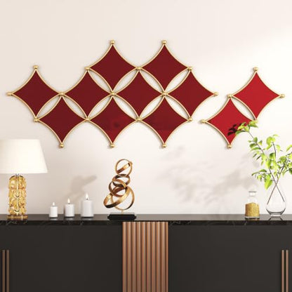 WESTICK Glossy Red Mirror Paper Peel and Stick Metallic Permanent Vinyl - color: 2.Red