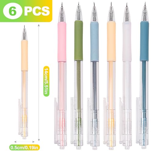 6 Pcs Craft Cutting Tool Set Precision Hobby Knife Pen for DIY Vinyl Decals Paper Scrapbooking Includes Tungsten Steel Ceramic Cutter
