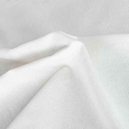 Linen Fabric by the Yard Bright White 1 Yard 62 Inch Wide - color: Bright White, size: 1 YARD