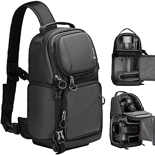 TARION Camera Sling Bag Compact Photography Shoulder Bag, Black TR-S - color: Sling Bag Black, size: Large