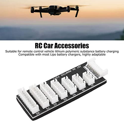 RC Battery Charging Board, JST-XH 2S-8S Lipo Battery Balance Board,Lipo Battery Charger Plate, Balance Charger Extend Board, Converter for RC Car Boat Drone Lipo Battery Charger