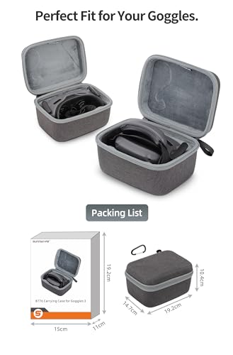 Anbee Hard Carrying Case for DJI Goggles 3/2, Portable Travel Storage Bag