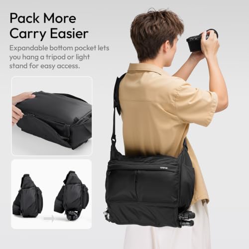 ULANZI U023 Camera Sling Bag 13L, 3-Point MOLLE Shoulder Yoke Crossbody Bag - size: 13L