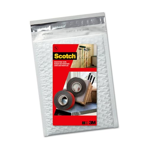 Scotch-Mount Double Sided Mounting Tape Heavy Duty, Extreme Mounting Tape, 2 Rolls, 1 in x 60 in (5ft per roll), Our Strongest Tape for Our Toughest Jobs, Uses 3M Industrial Adhesive (ET-414-2NA) - style: 2 Rolls
