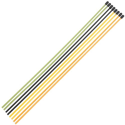 8Pcs ShareGoo Plastic Antenna Tube with Cap for RC Car Boat FPV Drone Quadcopter 2.4G Receivers,Multicolor