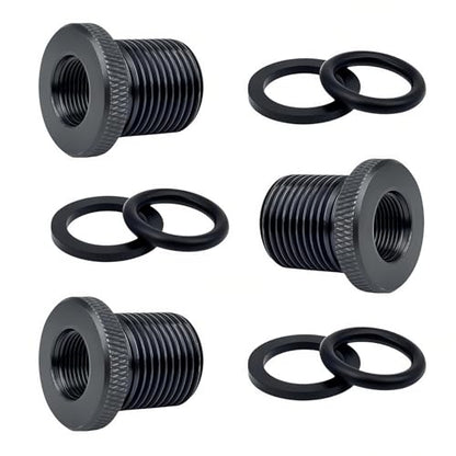 3Pack 1/2x28 to 3/4x16 Thread Protector and Washers, Steel Black - color: Black Thread Protector (1/2x28 to 3/4x16)