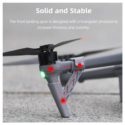 CAPART Extended Legs Landing Gear for DJI Air 3 Drone Accessories, Portable Extension Feet Support Stand