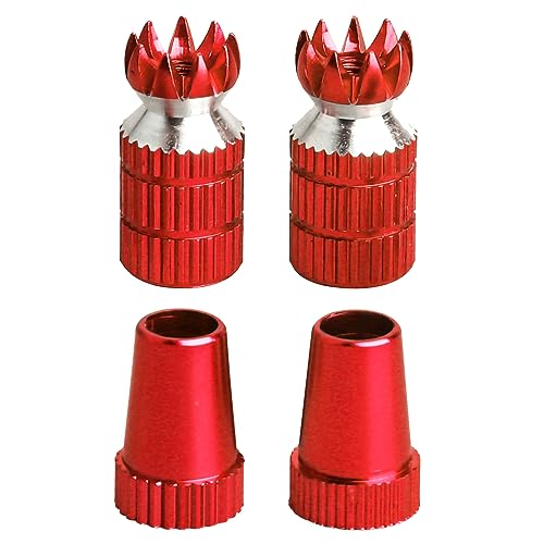 Hobbypark Aluminum RC Transmitter Stick Ends Controller Thumb Rocker M3 Thread for TX Futaba/FrSky/Spektrum DX6i DX7S DX8 DX9 / Taranis X9D /ETurnigy 9X / Hitec Aurora 9 (Red)