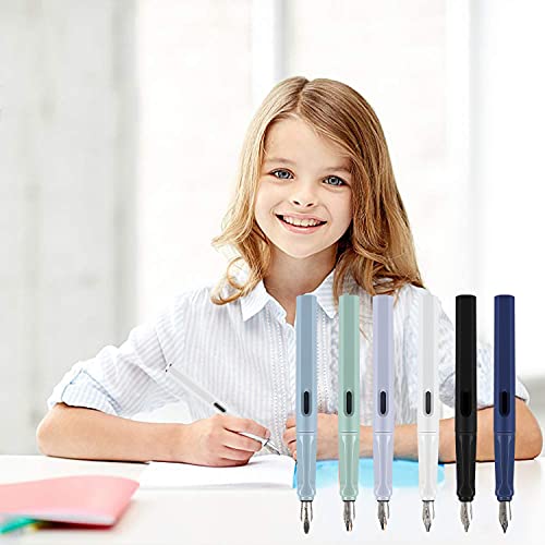 Calligraphy Fountain Pen Set- 7 with Different Nibs and 40 Ink Cartridges for Beginners- MU-09